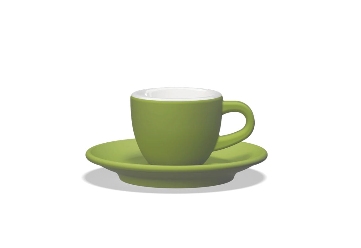 Set Tulipano Taza Espresso con Plato x6 Colores 70 ml