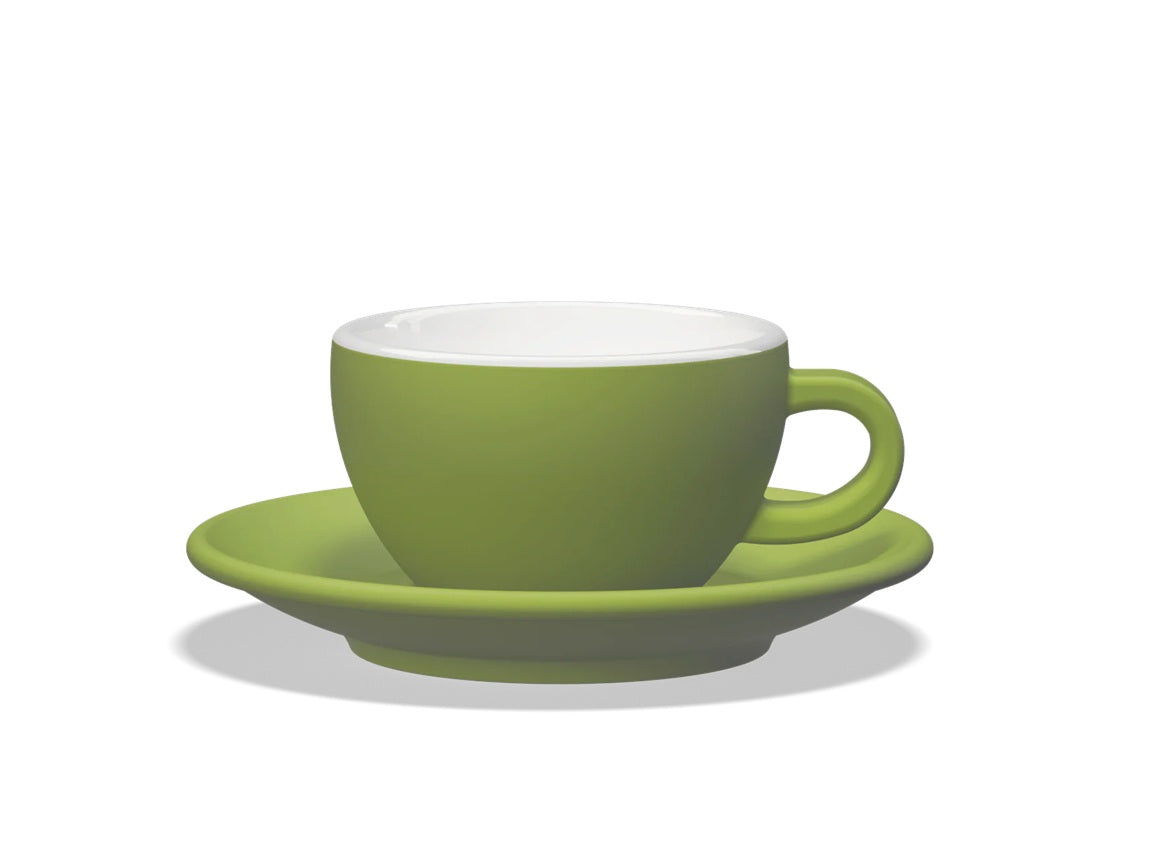 Set Tulipano Taza con Plato x6 Colores 260 ml
