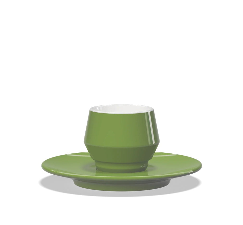 Set Maniko Taza Espresso con Plato x4 Colores 70 ml