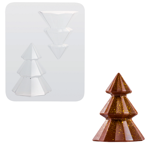 Molde para Chocolatería Árbol de Navidad 12CM