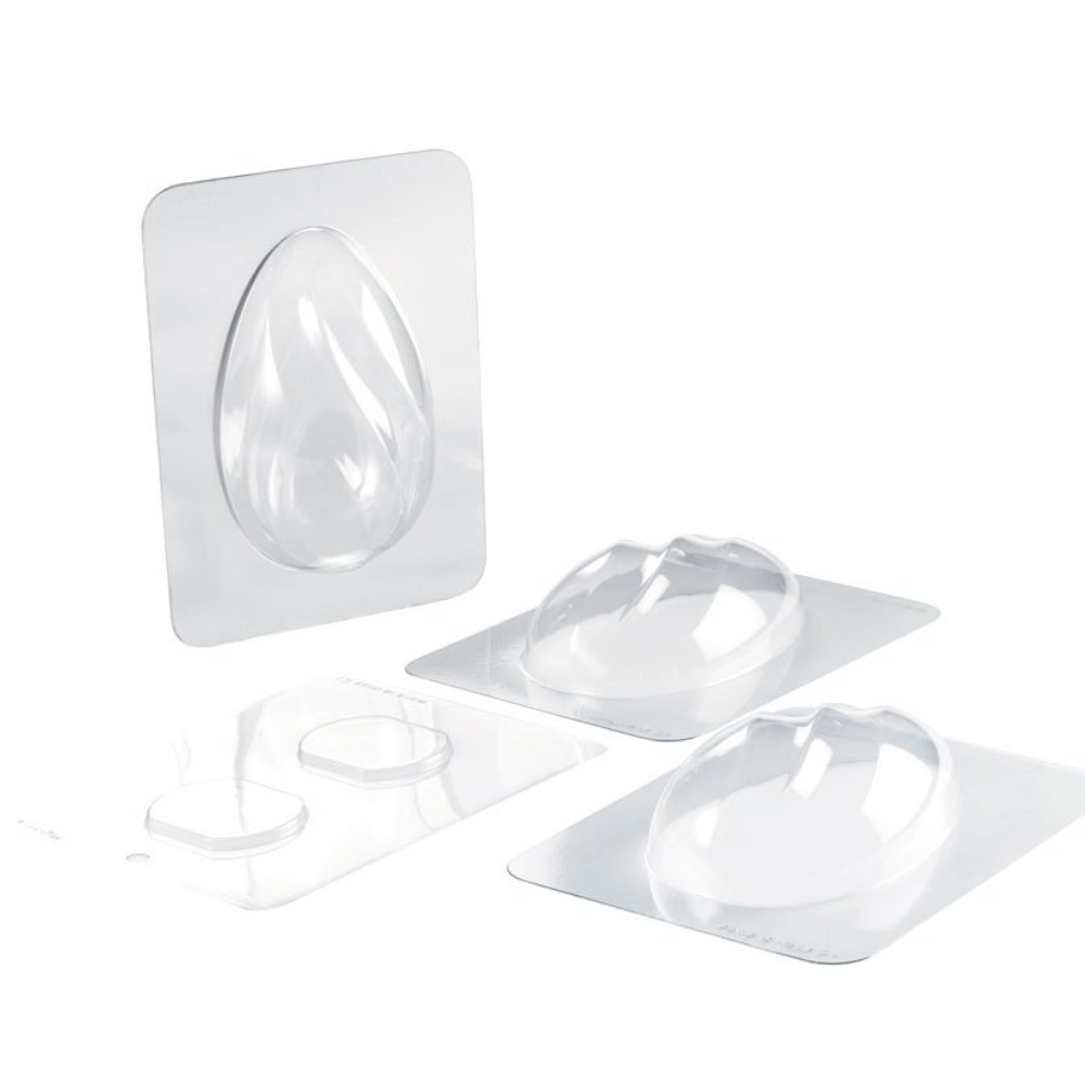 Molde para Chocolatería Huevo con Curvas