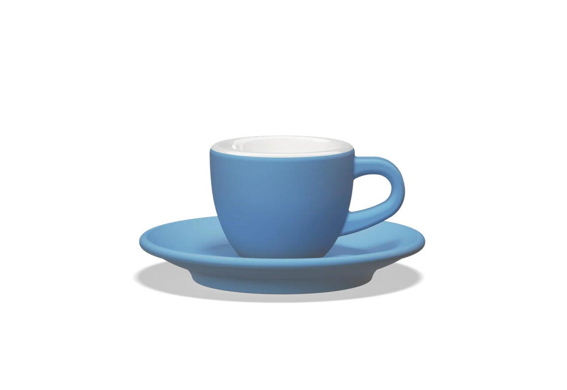 Set Tulipano Taza Espresso con Plato x6 Colores 70 ml