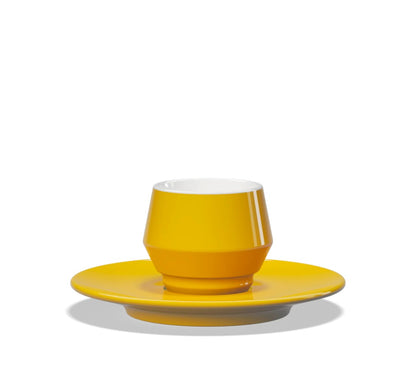 Set Maniko Taza Espresso con Plato x4 Colores 70 ml