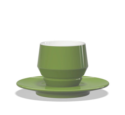 Set Maniko Taza Capuccino con Plato x4 Colores 205 ml