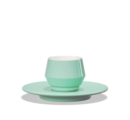 Set Maniko Taza Espresso con Plato x4 Colores 70 ml