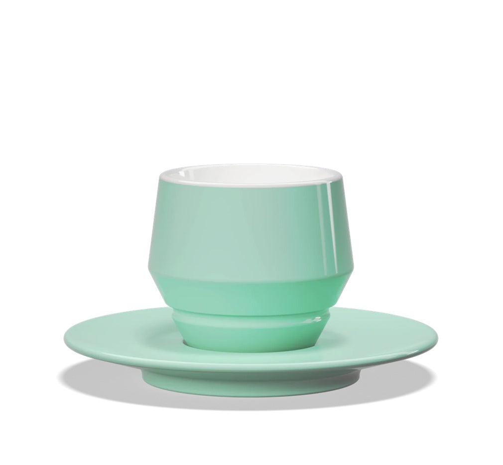 Set Maniko Taza Capuccino con Plato x4 Colores 205 ml