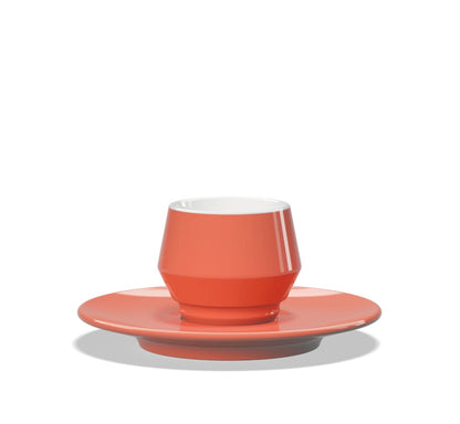 Set Maniko Taza Espresso con Plato x4 Colores 70 ml