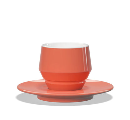 Set Maniko Taza Capuccino con Plato x4 Colores 205 ml
