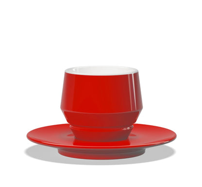 Set Maniko Taza Capuccino con Plato x4 Colores 205 ml