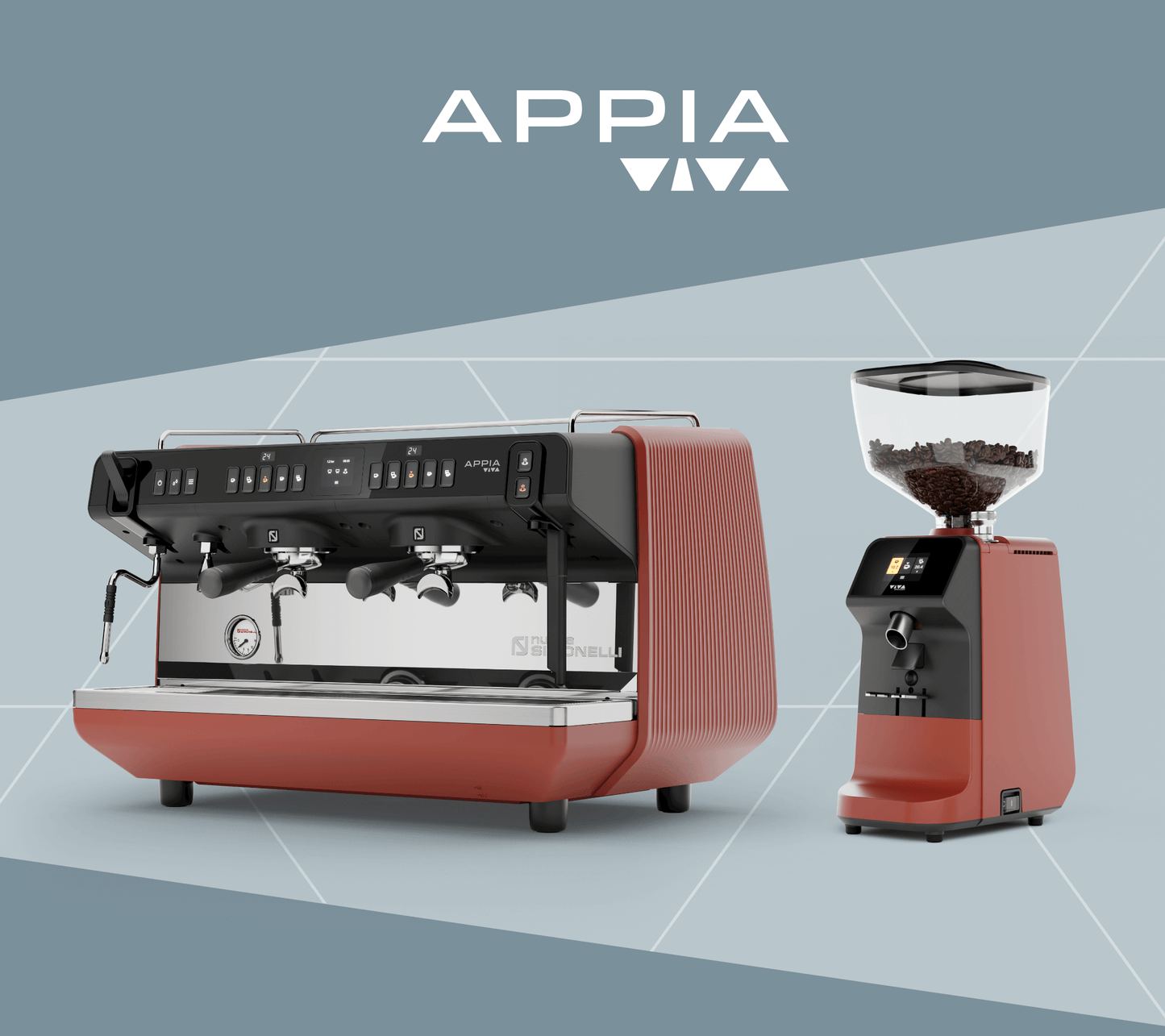 Máquina de Café Appia Viva XT Volumétrica 2 grupos