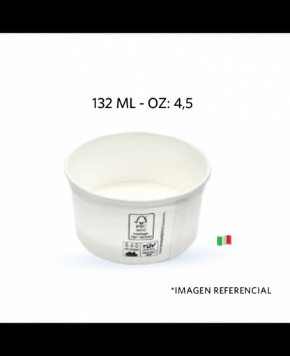 Vaso Polipapel Compostable para Helado