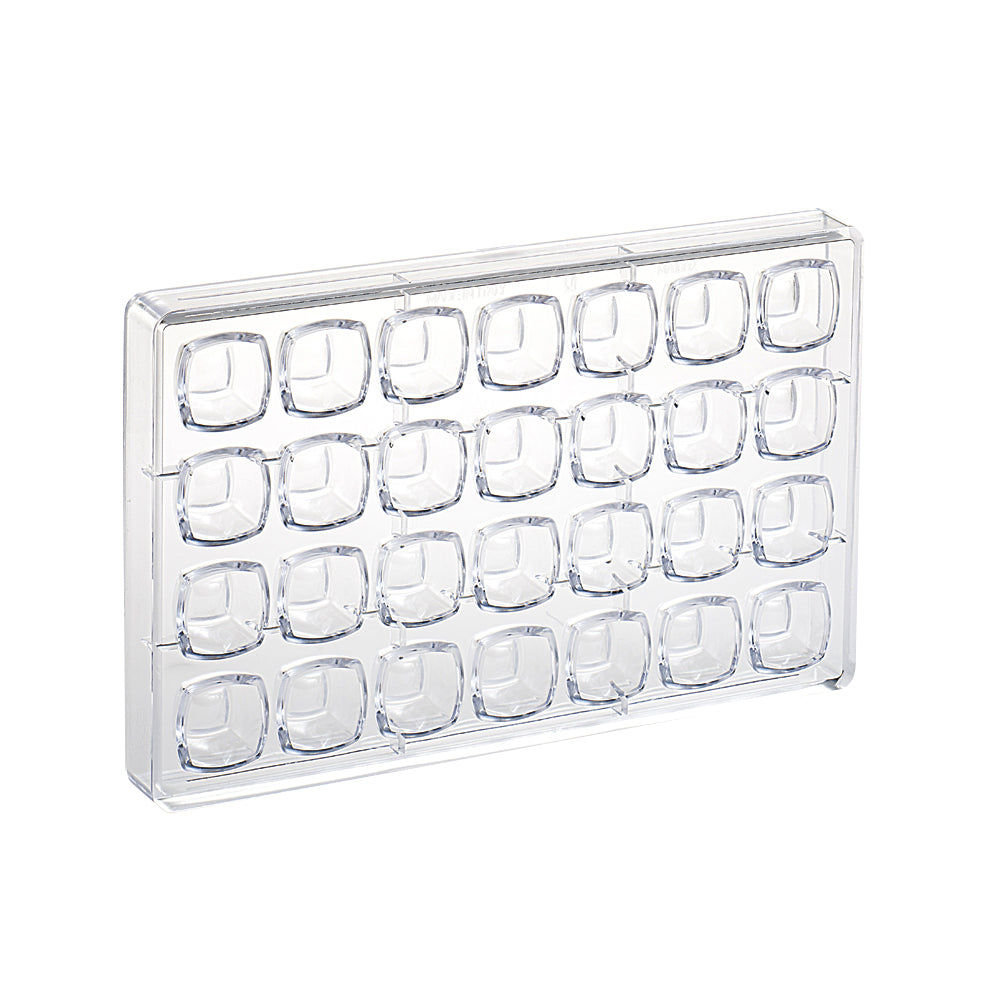 Molde para Bombonería con Forma de Semi cubo