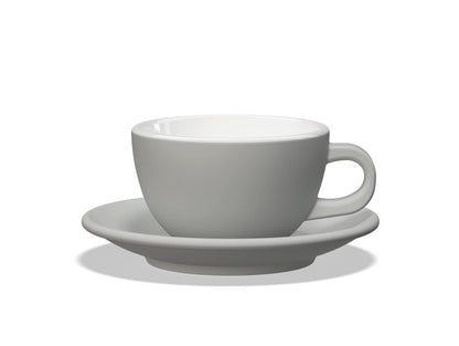 Set Tulipano Taza Milk con Plato x6 Colores 300 ml