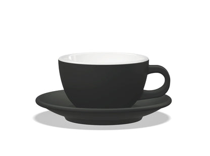 Set Tulipano Taza Milk con Plato x6 Colores 300 ml