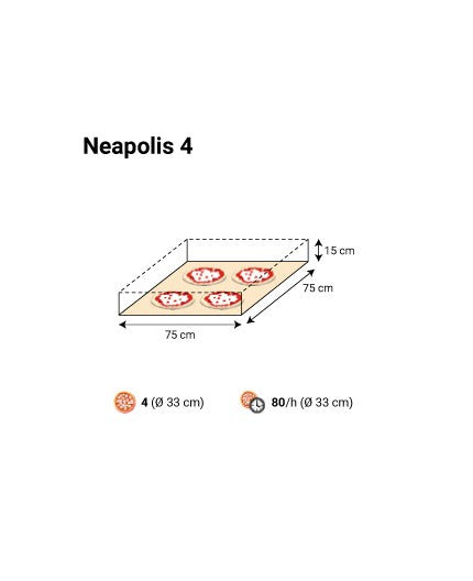 Horno de Piso Neapolis 4 Eléctrico